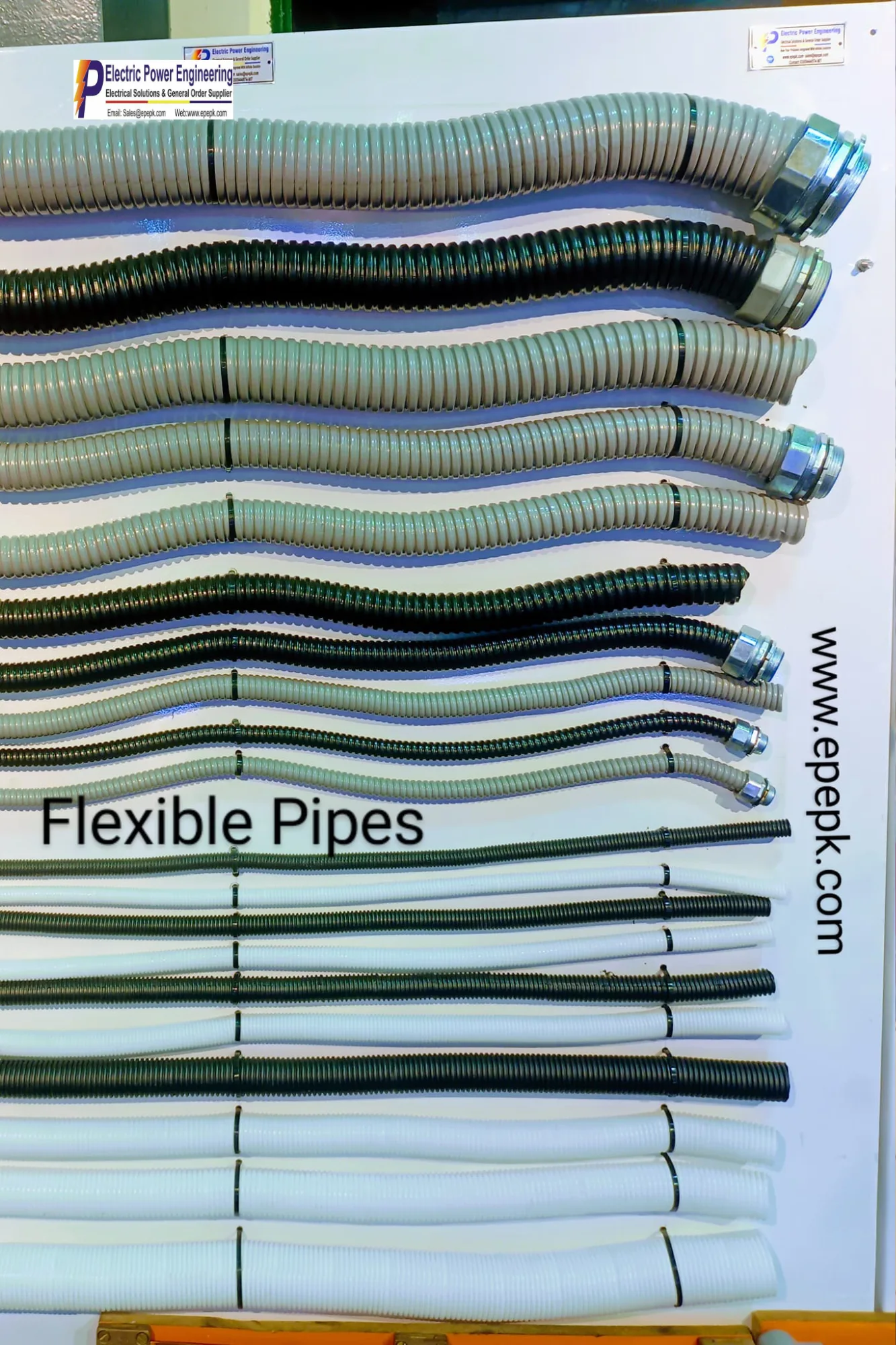GI & PVC Flexible Pipes Pakistan